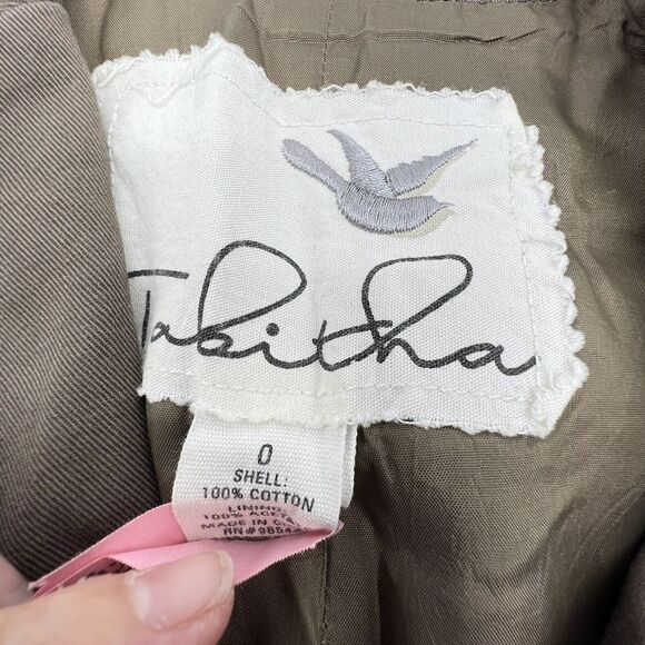 Anthropologie Tabitha Jacket Cropped 1 Button 3/4 Sleeve Brown Size 0 - Picture 2 of 3